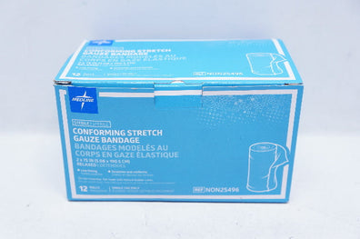 Medline NON25496 Conforming Stretch Gauze Bandage 2 x 75inch - Box of 12
